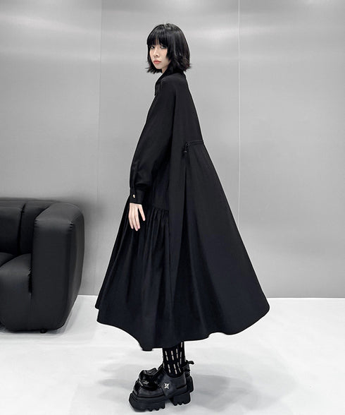Gathered Switching Dress